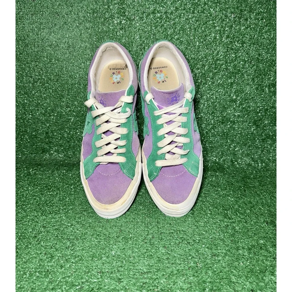 Golf Le Fleur x Converse One Star Ox Purple Heart Skate Shoes Mens Size 11.5